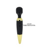 Pretty Love Vibro Power Wand Gold Pretty Love - Tête 45mm